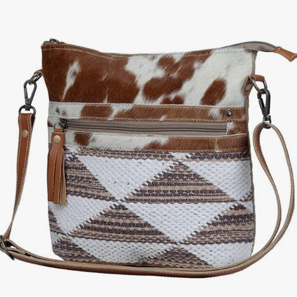 Myra Bag Dusky Triangles Crossbody Bag